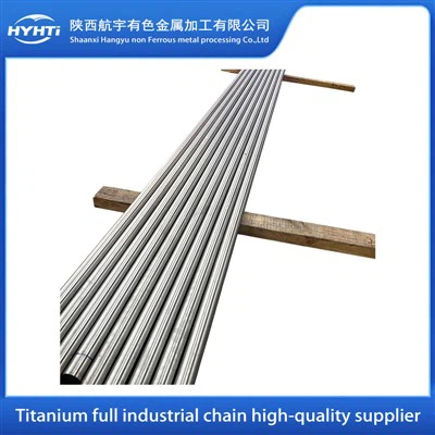 Berapakah modulus Young dari batang bundar titanium?